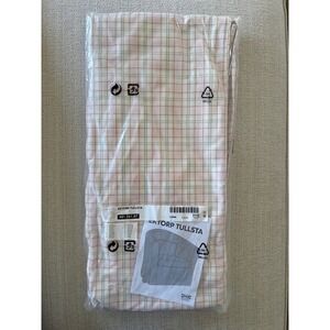 IKEA‎ Ektorp Tullsta Armchair Cover Pink White Green Plaid Check Chair Slipcover